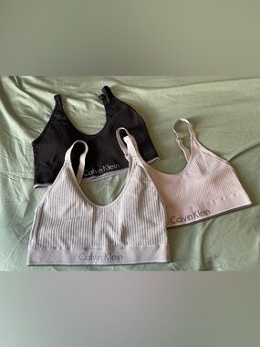 ♦️3pk Calvin Klein | Padded Ribbed Bras
